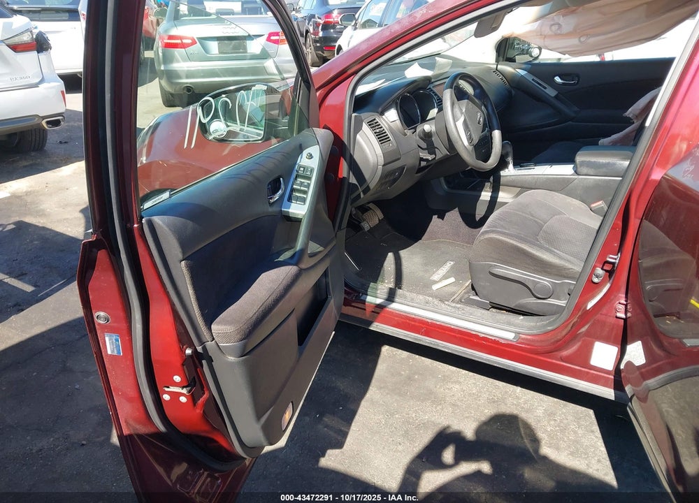 2012 NISSAN MURANO S VIN: JN8AZ1MU6CW104883