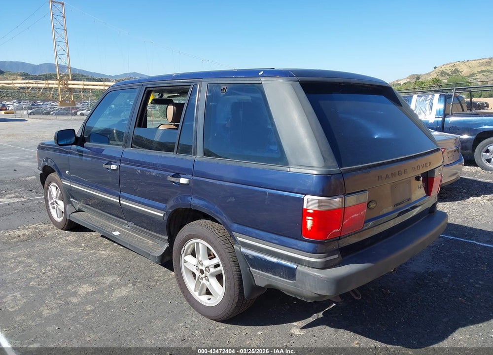 2002 LAND ROVER RANGE ROVER 4.6 HSE VIN: SALPM16482A463917
