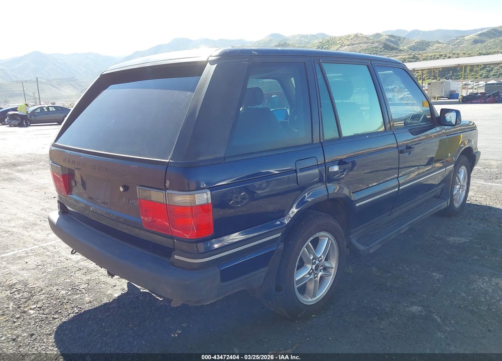 2002 LAND ROVER RANGE ROVER 4.6 HSE VIN: SALPM16482A463917