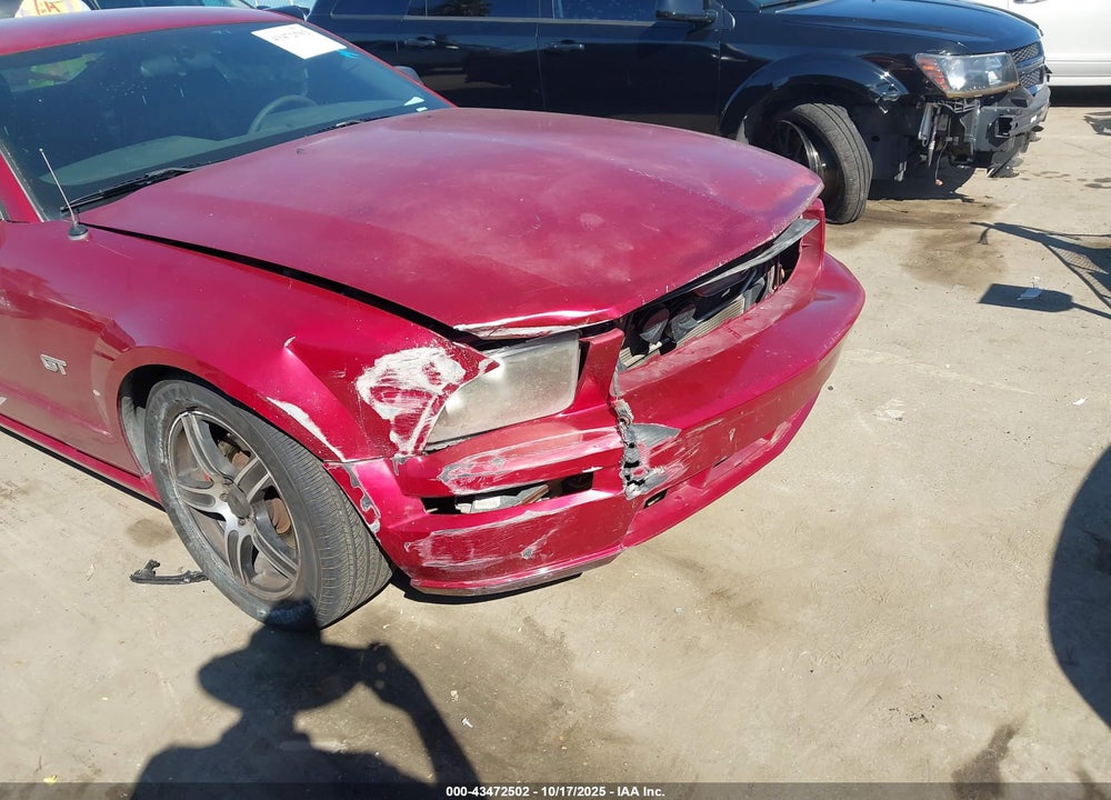 2007 FORD MUSTANG VIN: 1ZVFT82H475215524