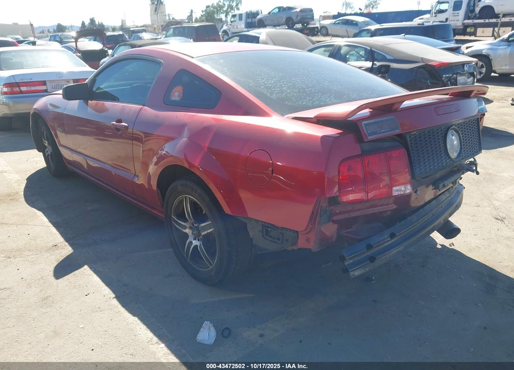 2007 FORD MUSTANG VIN: 1ZVFT82H475215524