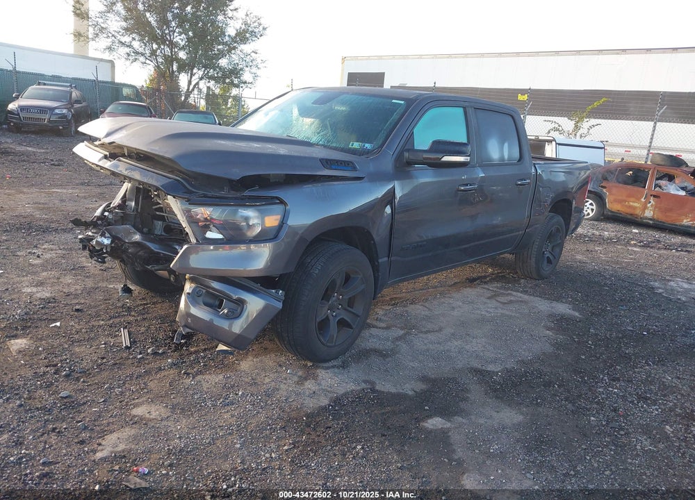 2021 RAM 1500 BIG HORN 4X4 5'7 BOX VIN: 1C6RRFFG0MN682754