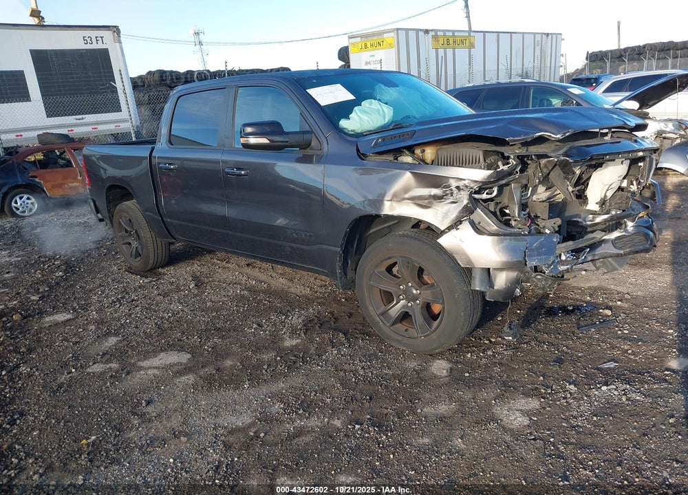 2021 RAM 1500 BIG HORN 4X4 5'7 BOX VIN: 1C6RRFFG0MN682754