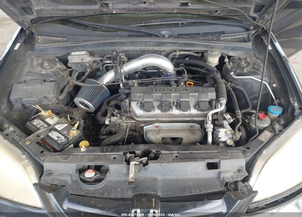 2002 HONDA CIVIC LX VIN: 1HGEM225X2L044492