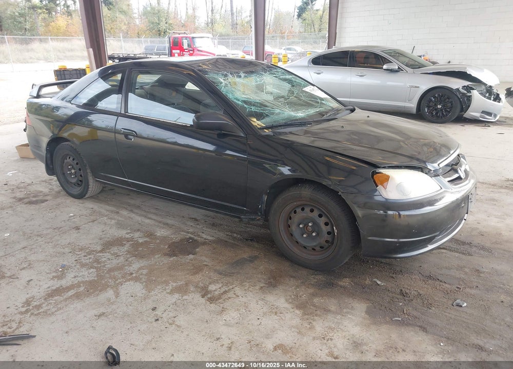 2002 HONDA CIVIC LX VIN: 1HGEM225X2L044492