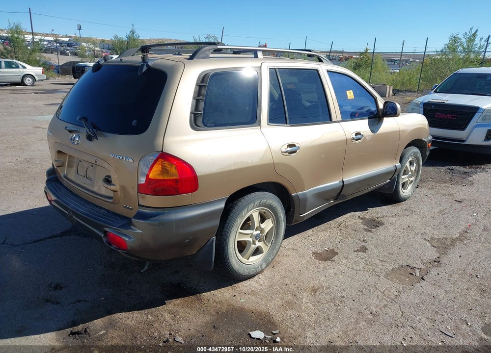 2002 HYUNDAI SANTA FE GLS/LX VIN: KM8SC73D72U261172