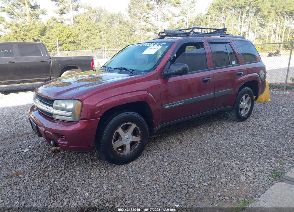 2004 CHEVROLET TRAILBLAZER LS VIN: 1GNDS13S442442330