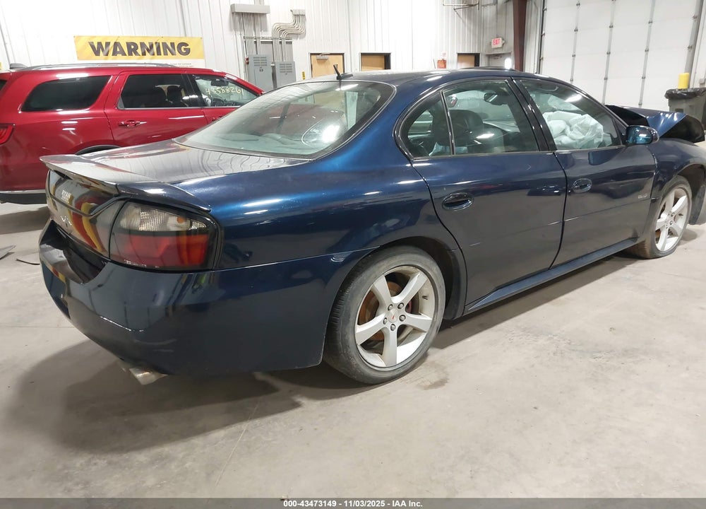 2005 PONTIAC BONNEVILLE GXP VIN: 1G2HZ54Y05U240241