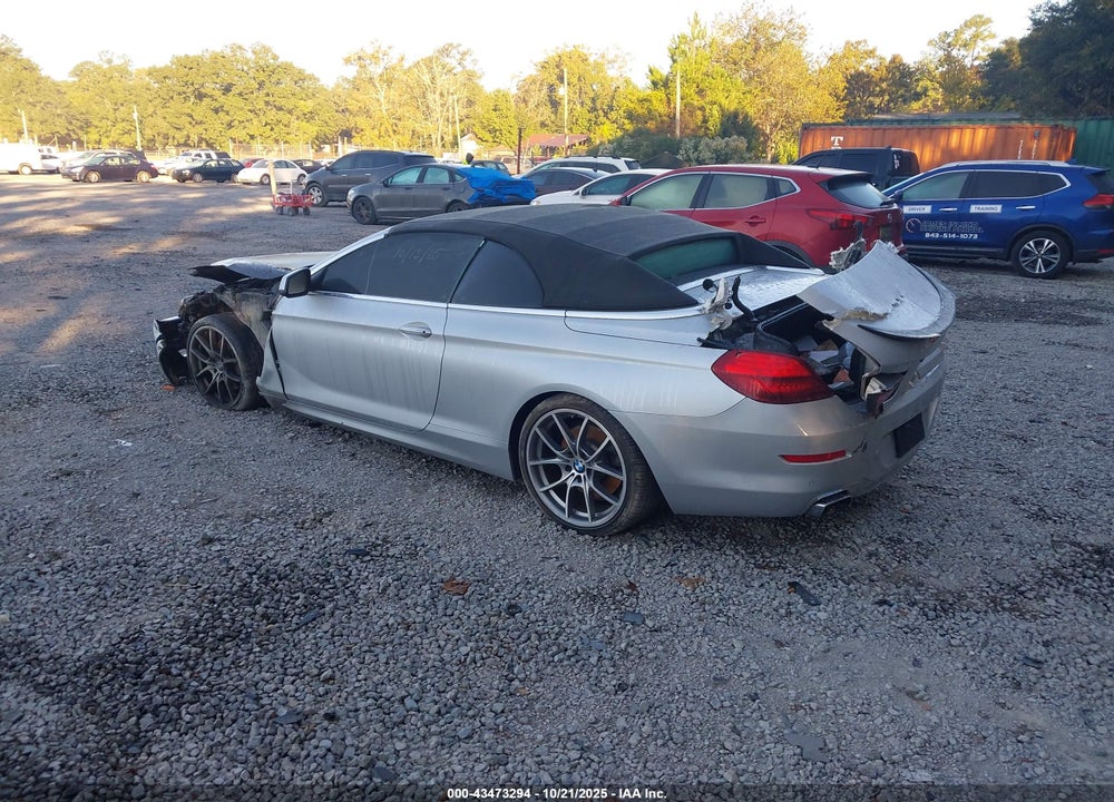 2012 BMW 6 SERIES 650I VIN: WBALZ3C55CDL72780