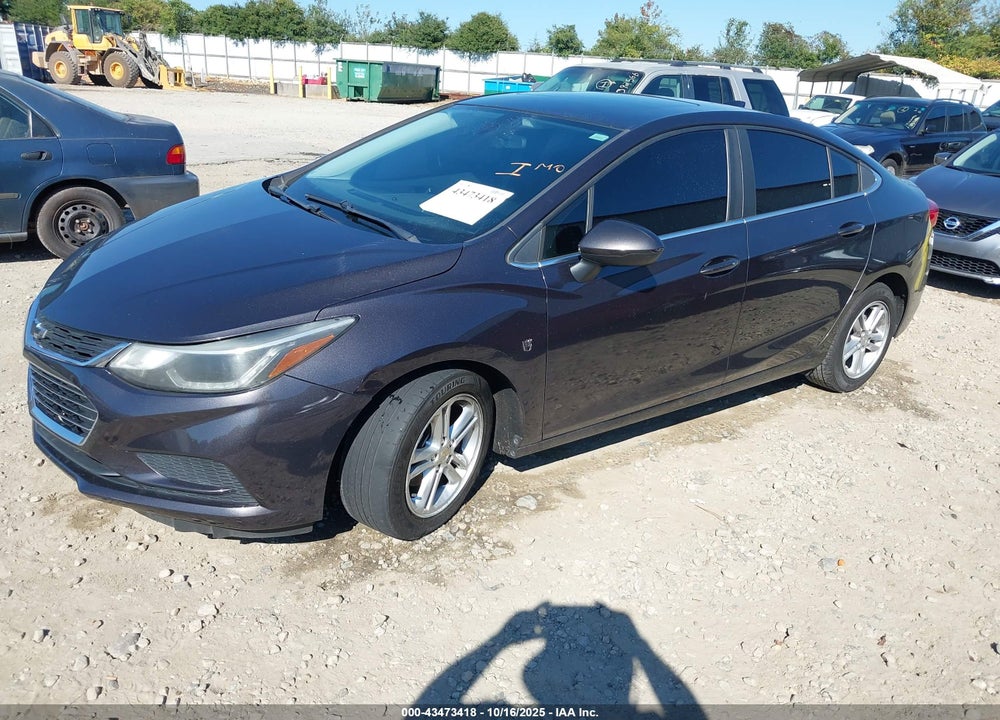 2016 CHEVROLET CRUZE LT AUTO VIN: 1G1BE5SM8G7230581