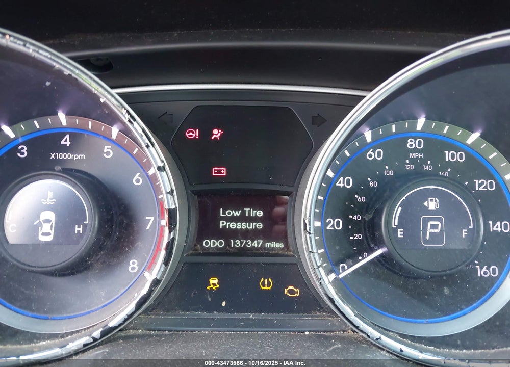 2014 HYUNDAI SONATA VIN: 5NPEB4AC5EH885404