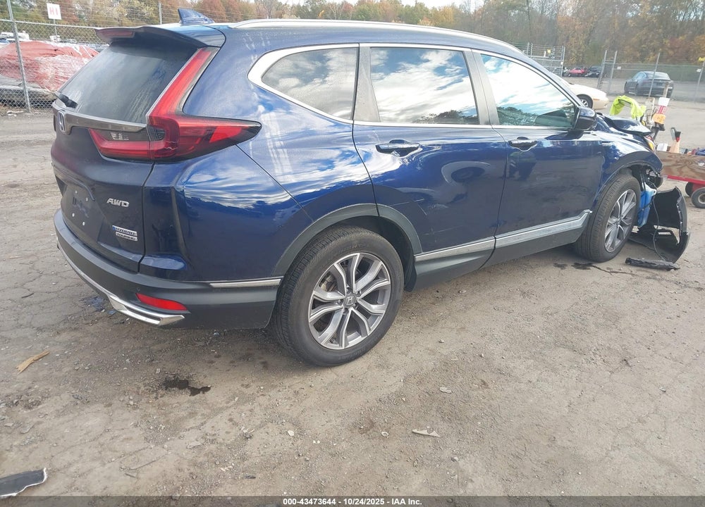 2022 HONDA CR-V HYBRID TOURING VIN: 5J6RT6H97NL045697