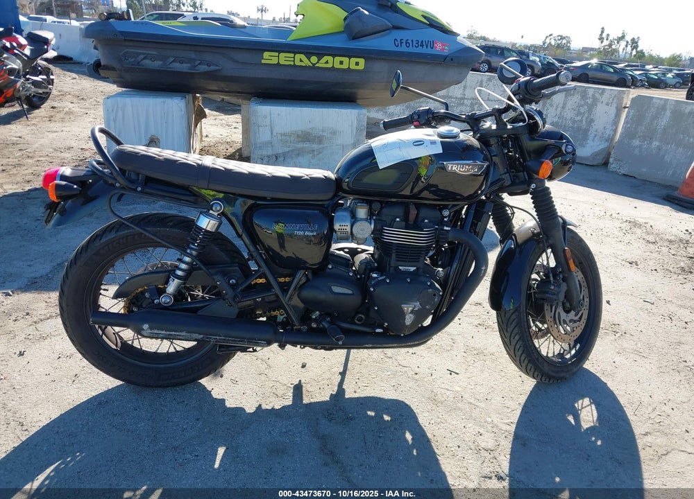 2018 TRIUMPH MOTORCYCLE BONNEVILLE T120/BLACK VIN: SMTD40HL7JT872780