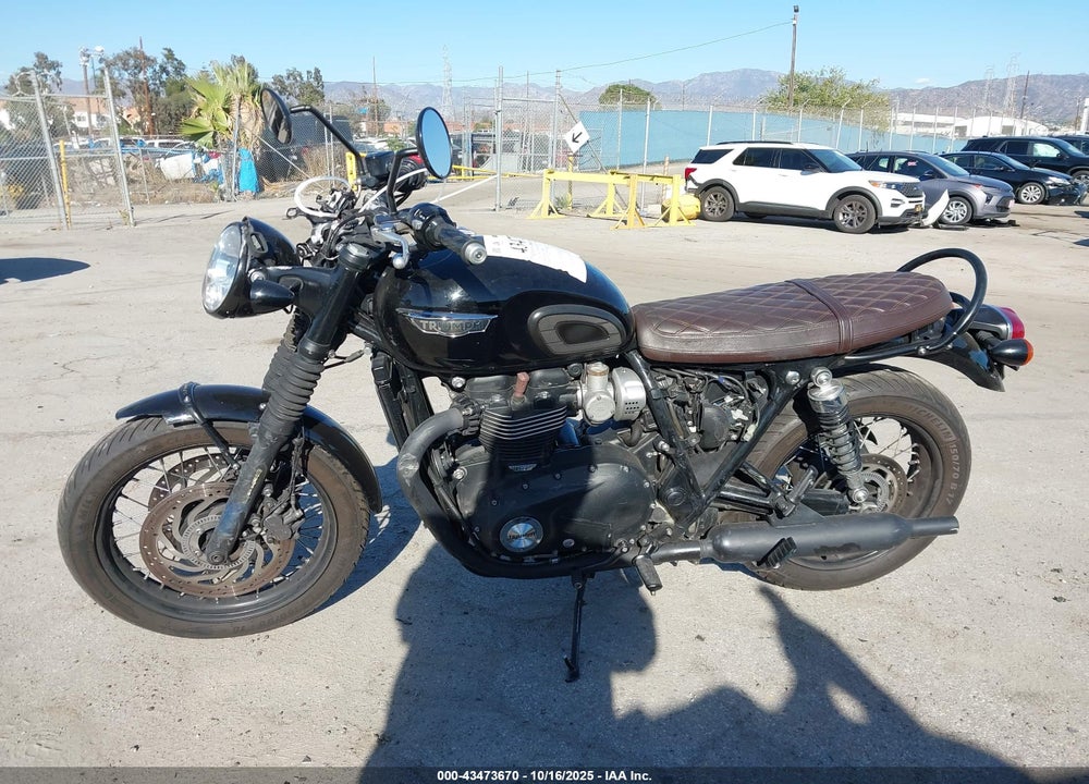 2018 TRIUMPH MOTORCYCLE BONNEVILLE T120/BLACK VIN: SMTD40HL7JT872780