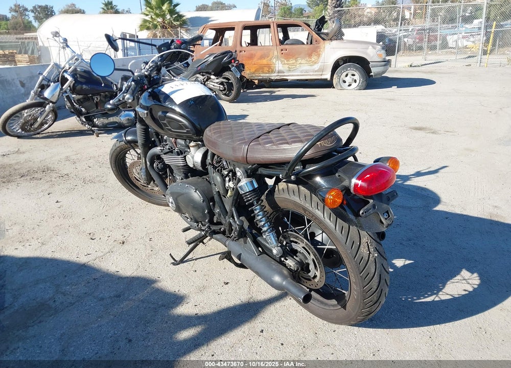 2018 TRIUMPH MOTORCYCLE BONNEVILLE T120/BLACK VIN: SMTD40HL7JT872780