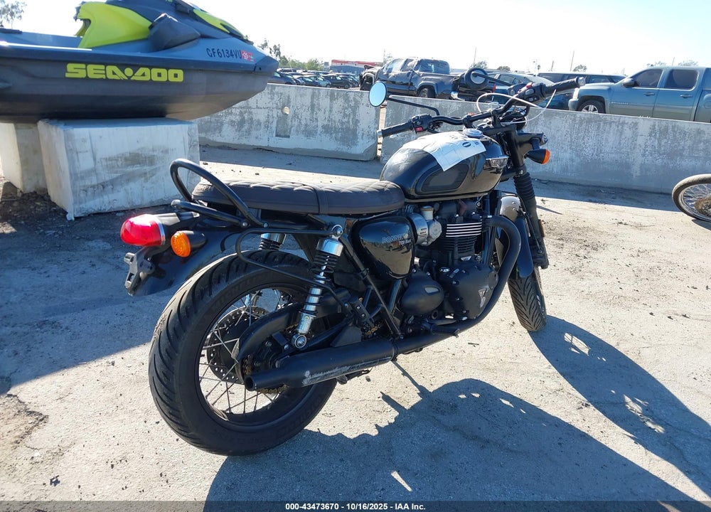 2018 TRIUMPH MOTORCYCLE BONNEVILLE T120/BLACK VIN: SMTD40HL7JT872780