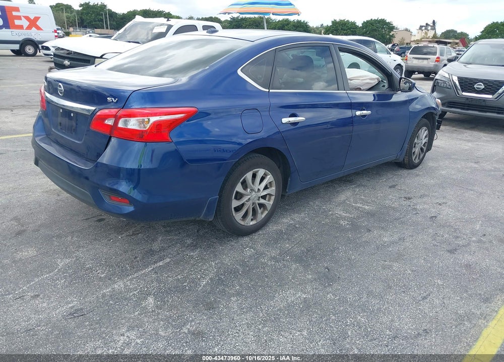 2019 NISSAN SENTRA SV VIN: 3N1AB7AP8KY223823