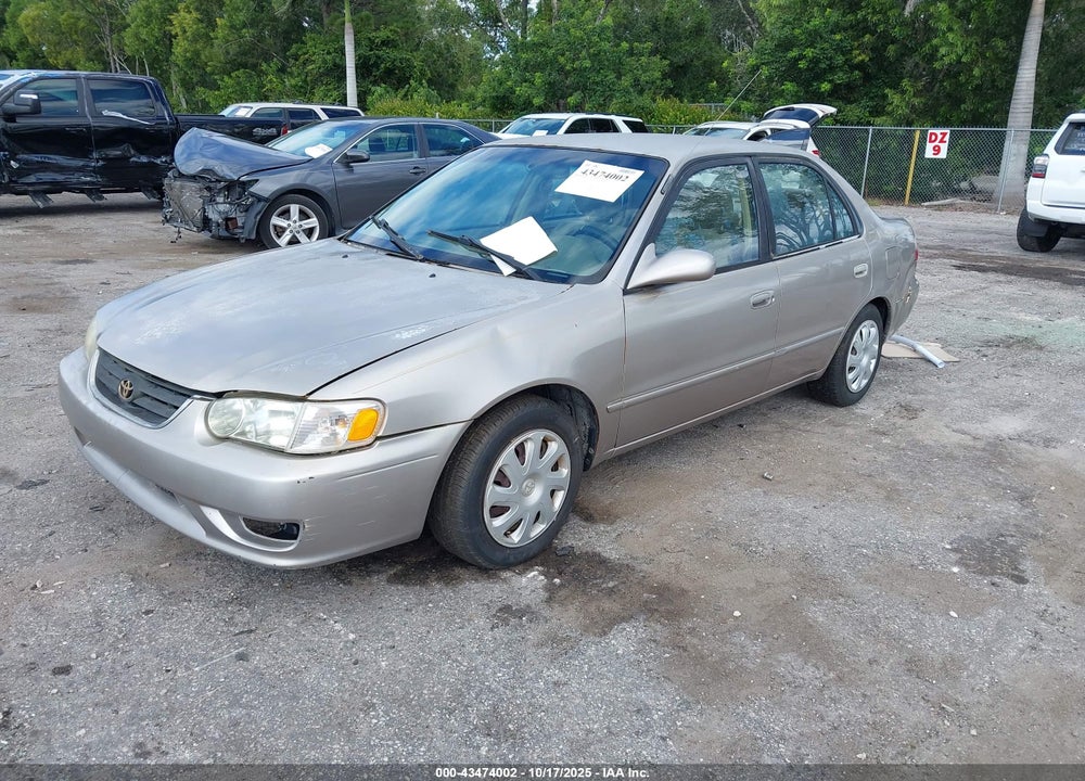 2001 TOYOTA COROLLA LE VIN: 2T1BR12E81C501271