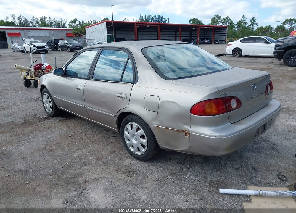2001 TOYOTA COROLLA LE VIN: 2T1BR12E81C501271