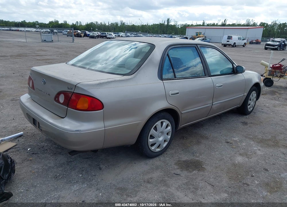 2001 TOYOTA COROLLA LE VIN: 2T1BR12E81C501271