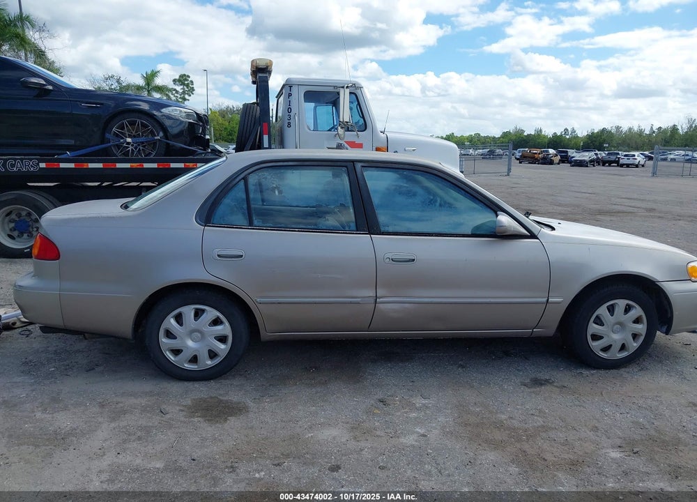 2001 TOYOTA COROLLA LE VIN: 2T1BR12E81C501271