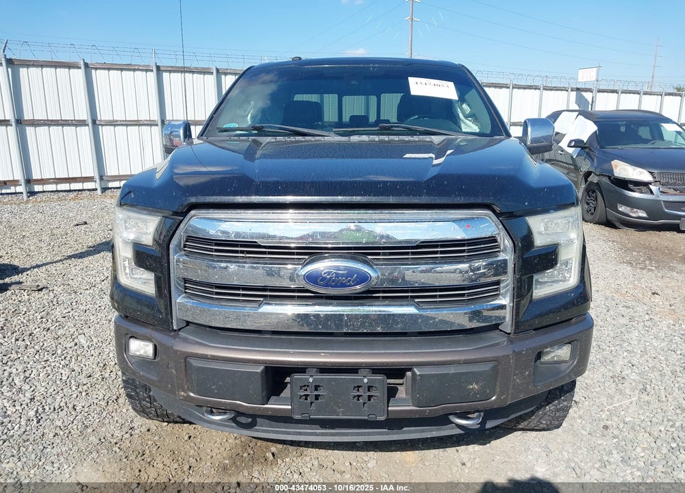 2016 FORD F-150 LARIAT VIN: 1FTEW1EG2GFC55398