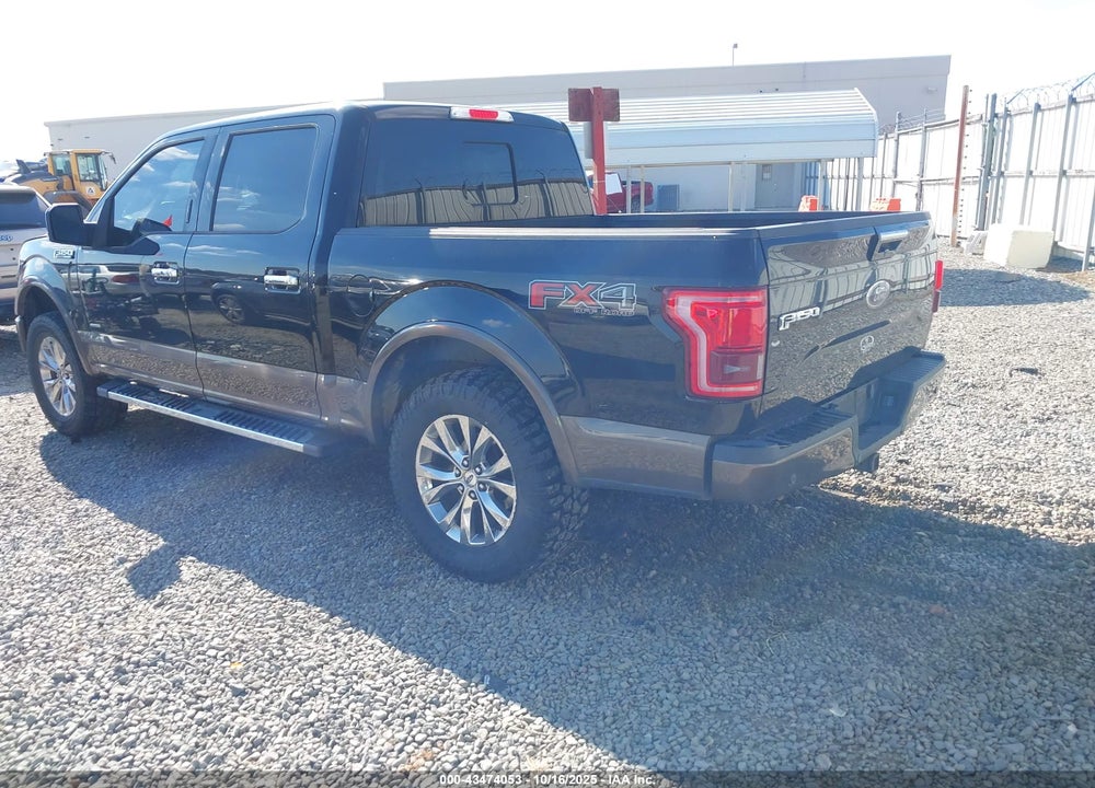 2016 FORD F-150 LARIAT VIN: 1FTEW1EG2GFC55398