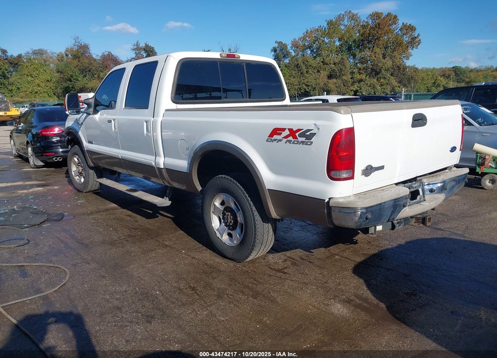 2005 FORD F-250 LARIAT/XL/XLT VIN: 1FTSW21P05EA19821