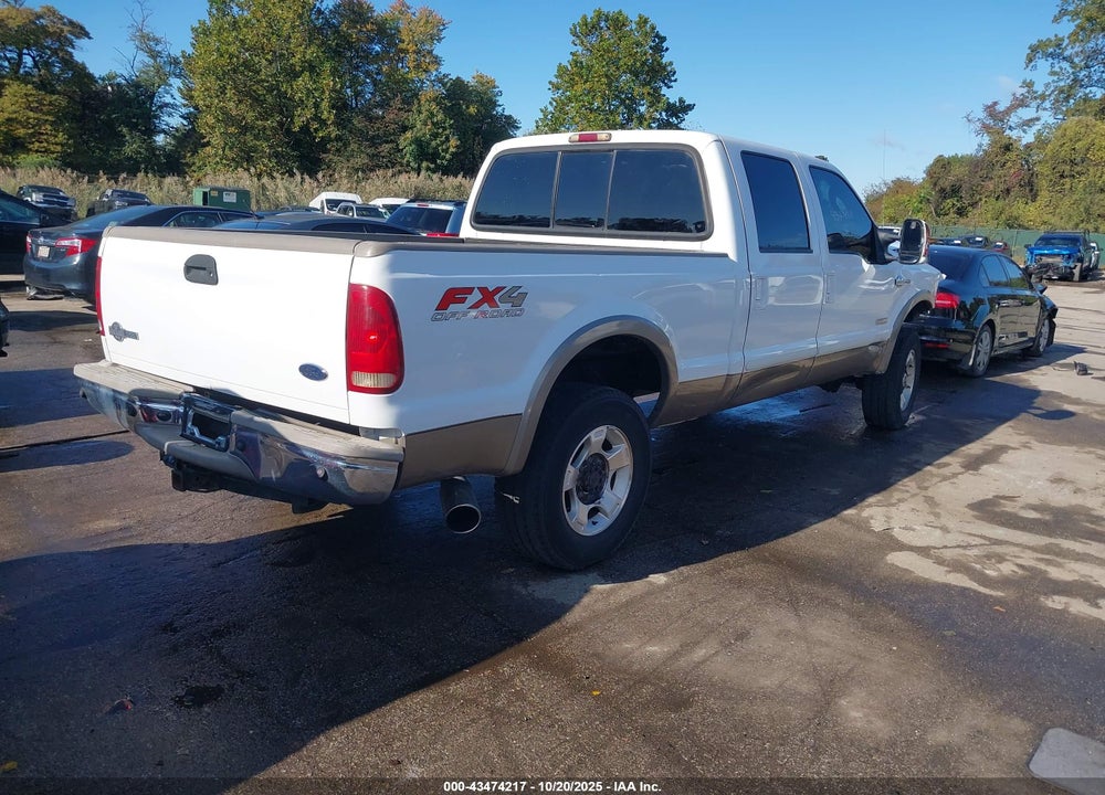 2005 FORD F-250 LARIAT/XL/XLT VIN: 1FTSW21P05EA19821
