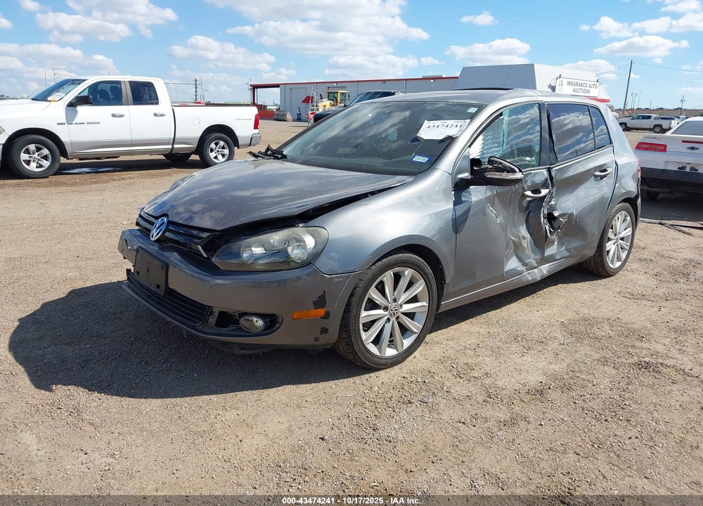 2012 VOLKSWAGEN GOLF VIN: WVWDM7AJ3CW265048