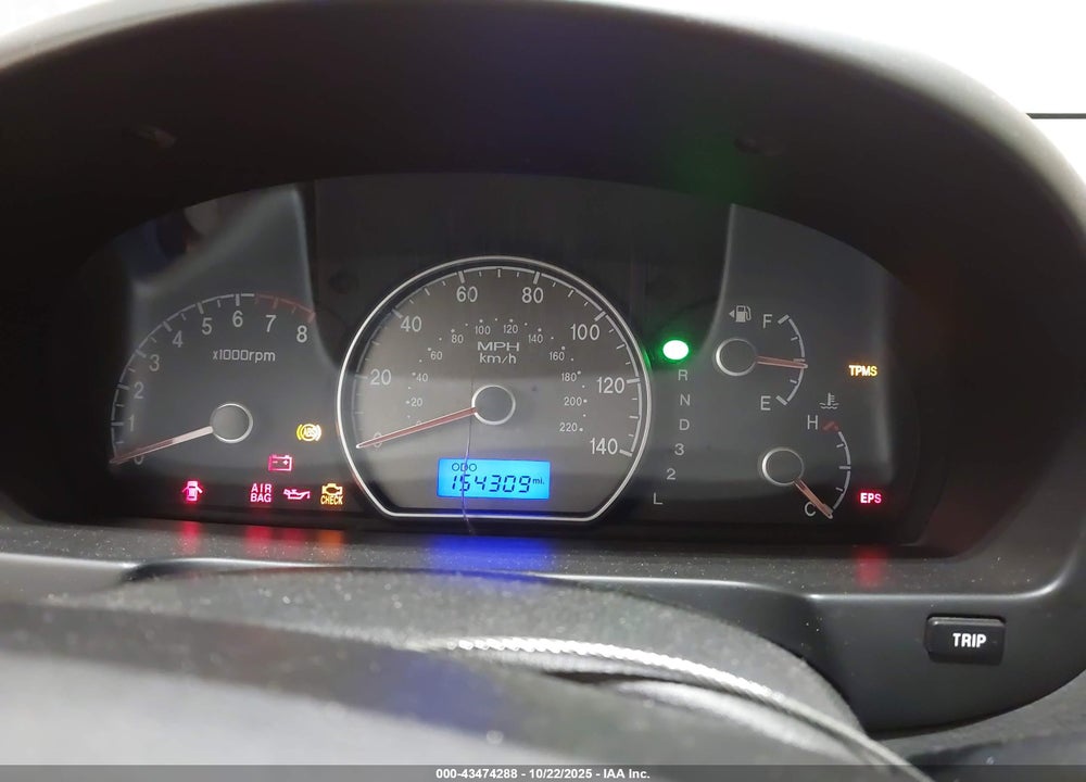 2009 HYUNDAI ELANTRA GLS VIN: KMHDU46D49U632654