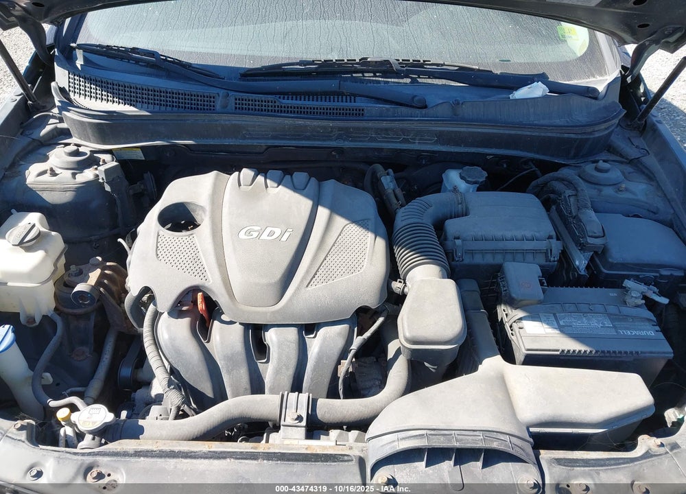 2013 HYUNDAI SONATA GLS VIN: 5NPEB4AC9DH714637