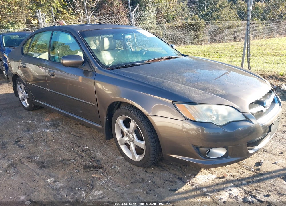 2009 SUBARU LEGACY 2.5I LIMITED VIN: 4S3BL626597218606