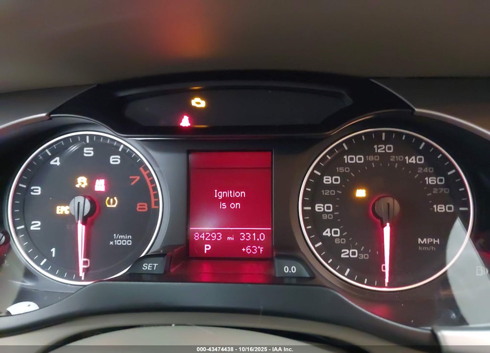 2011 AUDI A4 VIN: WAUAFAFL2BN036592