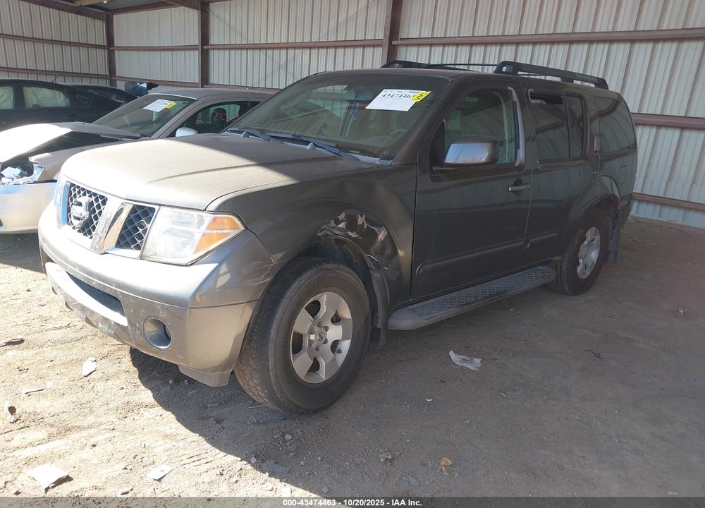 2006 NISSAN PATHFINDER SE VIN: 5N1AR18W66C625269