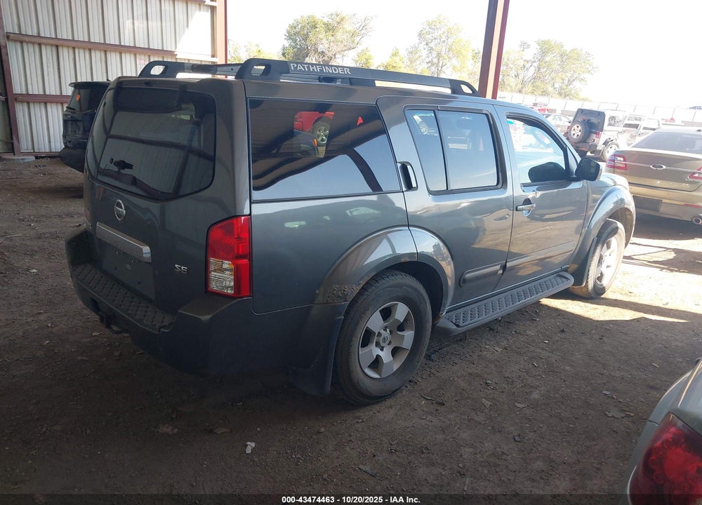 2006 NISSAN PATHFINDER SE VIN: 5N1AR18W66C625269
