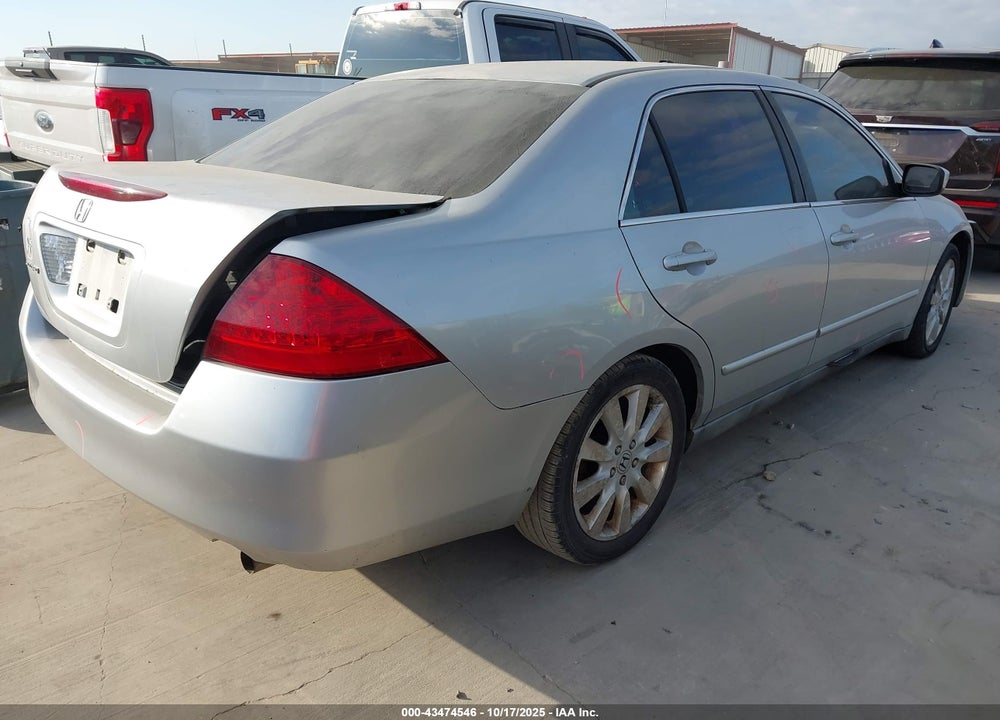 2007 HONDA ACCORD 3.0 SE VIN: 1HGCM66477A012196