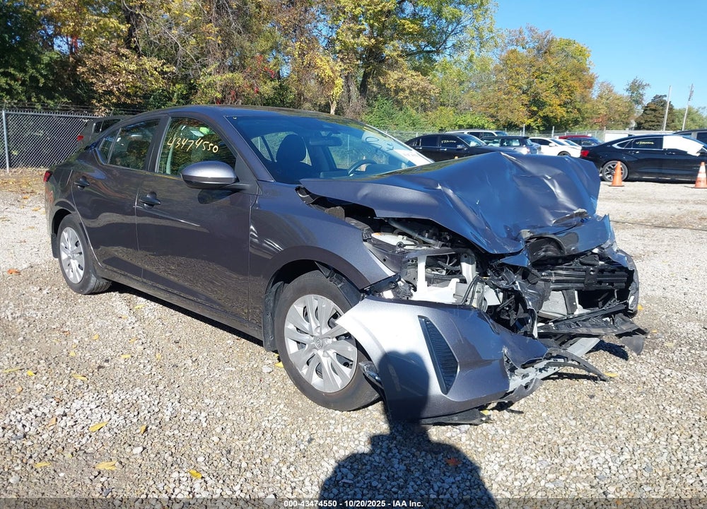 2024 NISSAN SENTRA S XTRONIC CVT VIN: 3N1AB8BVXRY237316