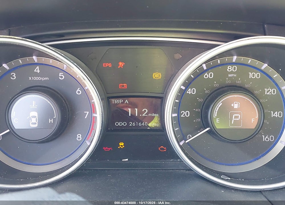 2011 HYUNDAI SONATA GLS VIN: 5NPEB4AC3BH085695