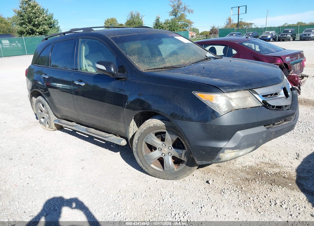 2007 ACURA MDX SPORT PACKAGE VIN: 2HNYD28897H503331