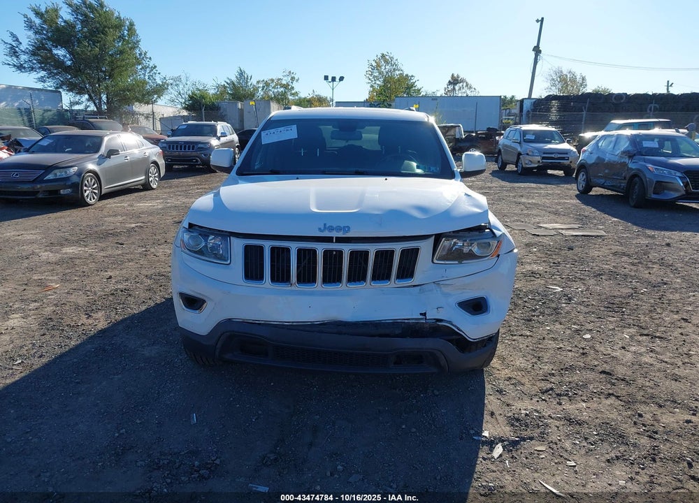 2014 JEEP GRAND CHEROKEE LAREDO VIN: 1C4RJFAG8EC384781