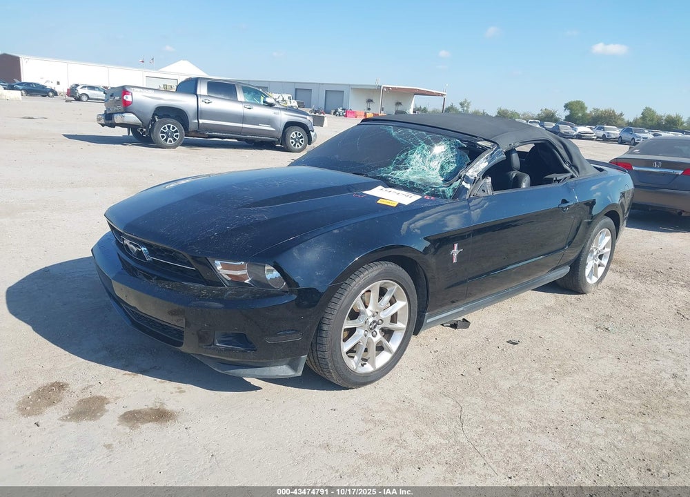 2011 FORD MUSTANG V6 PREMIUM VIN: 1ZVBP8EM9B5157303