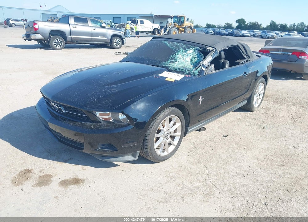 2011 FORD MUSTANG V6 PREMIUM VIN: 1ZVBP8EM9B5157303