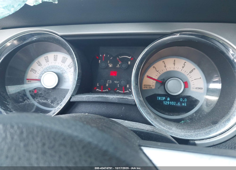 2011 FORD MUSTANG V6 PREMIUM VIN: 1ZVBP8EM9B5157303