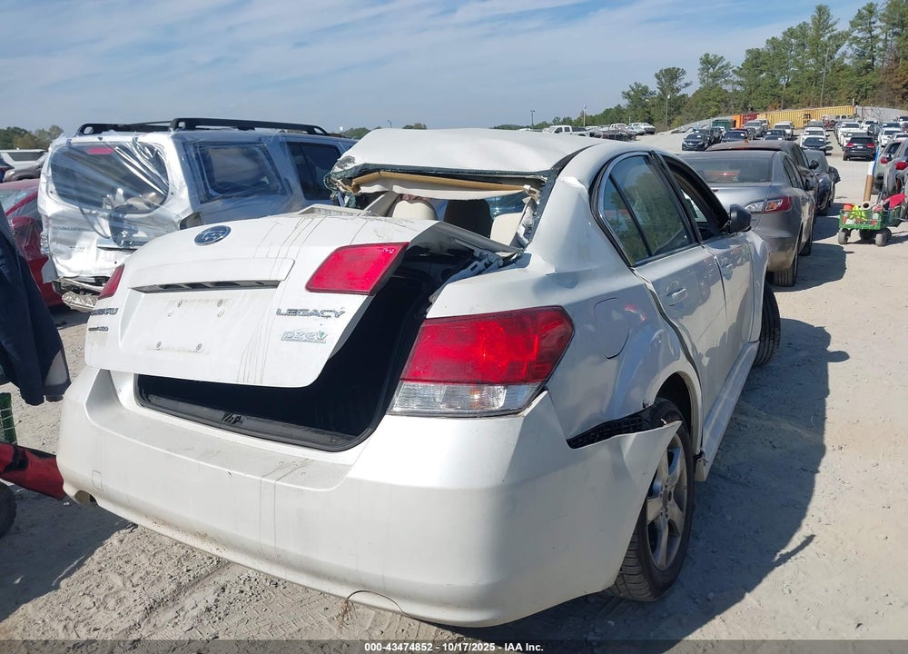 2011 SUBARU LEGACY VIN: 4S3BMBA63B3228765