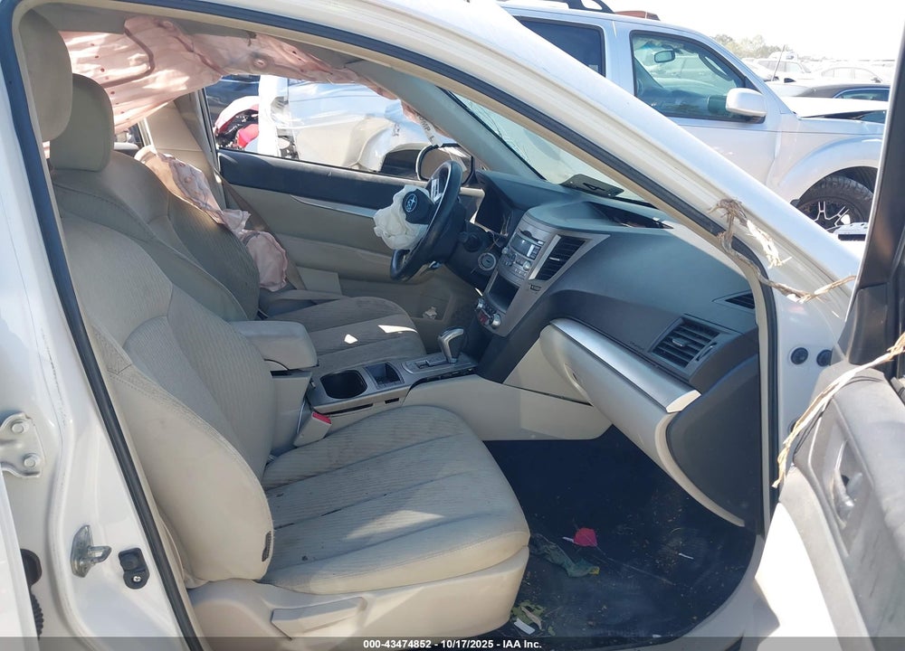 2011 SUBARU LEGACY VIN: 4S3BMBA63B3228765