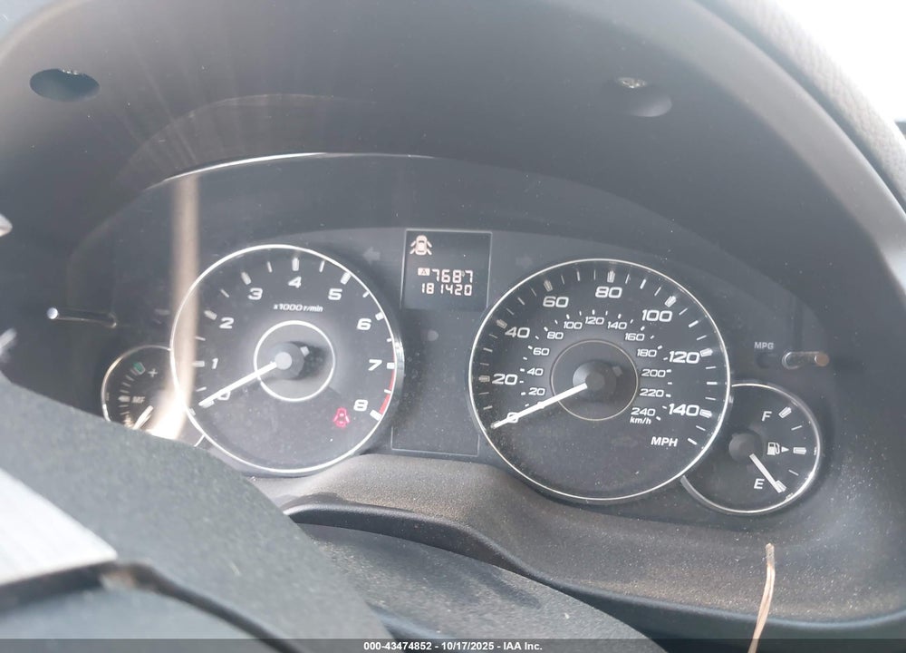 2011 SUBARU LEGACY VIN: 4S3BMBA63B3228765
