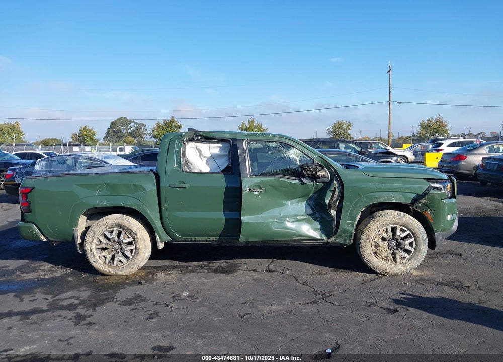 2022 NISSAN FRONTIER SV 4X4 VIN: 1N6ED1EK9NN688923