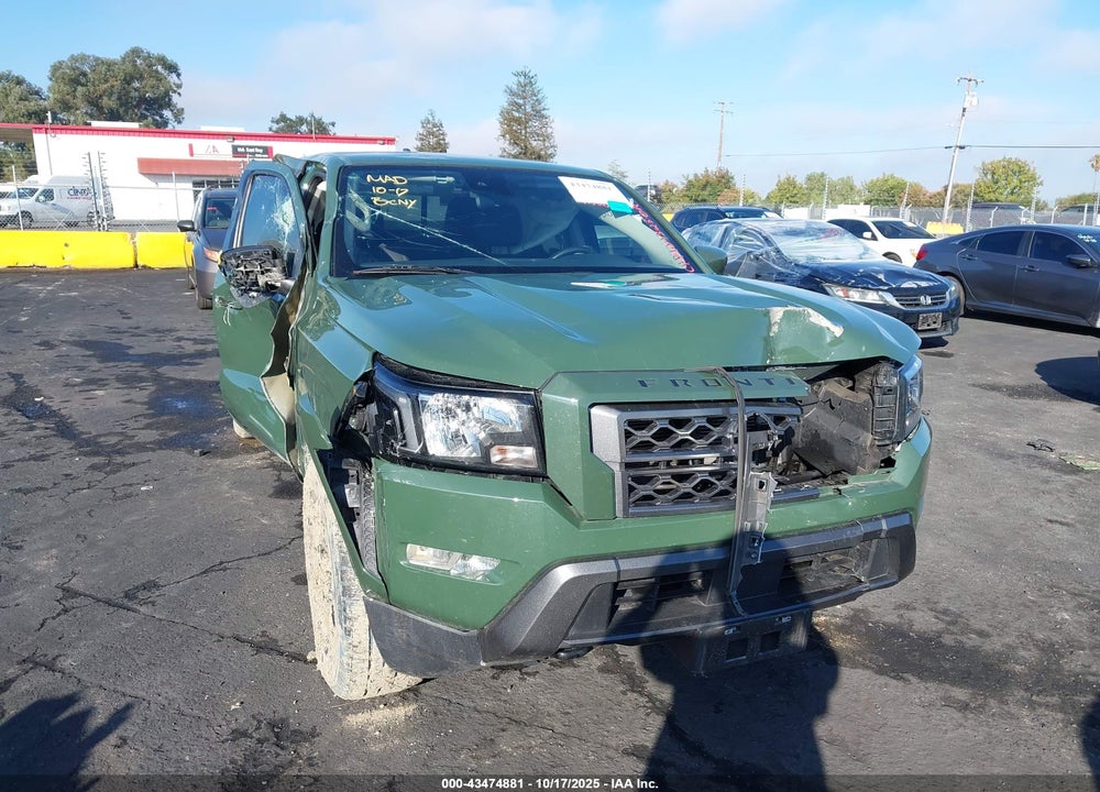 2022 NISSAN FRONTIER SV 4X4 VIN: 1N6ED1EK9NN688923