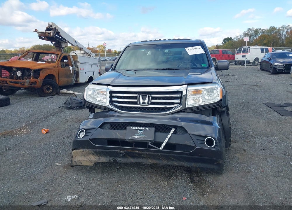 2012 HONDA PILOT VIN: 5FNYF4H75CB011303